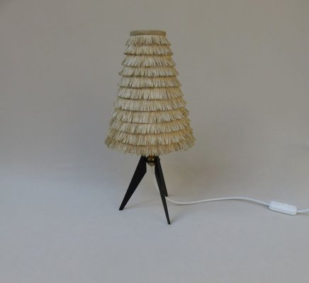 Austrian Tripod Brass Table Lamp, 1950s-EY-632329