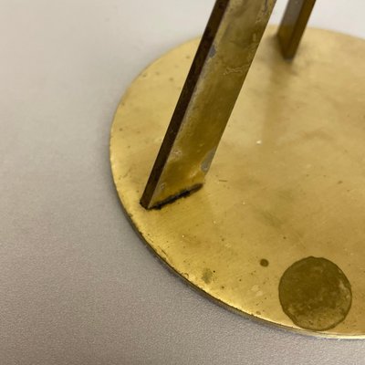 Austrian Tripod Kalmar Style Brass Table Light, 1960s-QZ-1743362