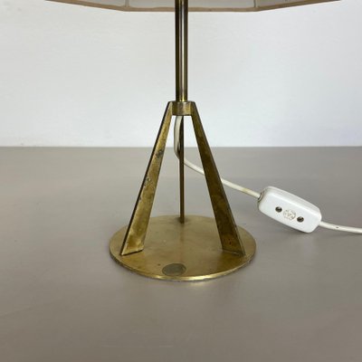 Austrian Tripod Kalmar Style Brass Table Light, 1960s-QZ-1743362