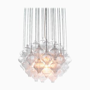 Austrian Tulipan Chandelier or Pendant Light in Blown Glass from Kalmar, 1960s-DEK-932740