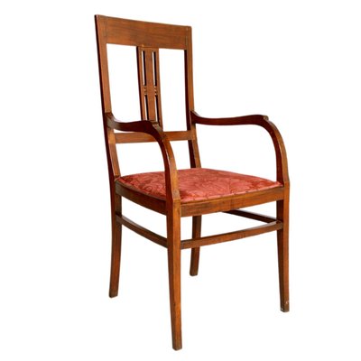 Austrian Walnut Armchairs by Josef Hoffmann for Wiener Werkstätte-NJV-1156133