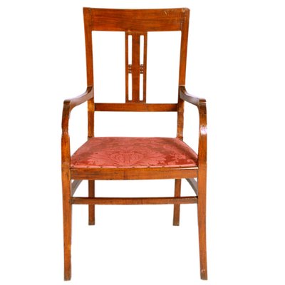 Austrian Walnut Armchairs by Josef Hoffmann for Wiener Werkstätte-NJV-1156133