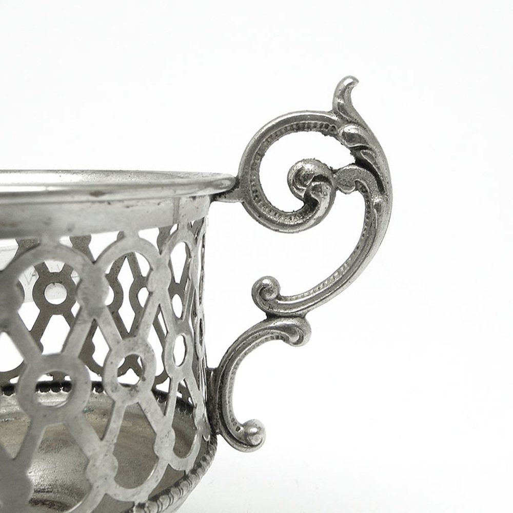 Austro-Hungarian Art Nouveau Tea Basket, 1890s