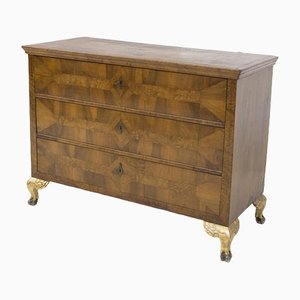 Austro-Hungarian Empire Bidermeier Wood and Brass Chest of Drawers-RCE-1448731