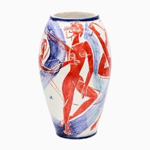 Author's Ceramic Vase Dancing on the Shore Kalapyshina, 2019-WMV-1407760