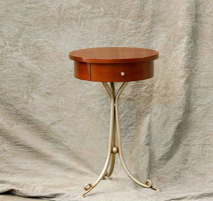 Auxiliary Table in Cherry and Steel-PTH-1336792