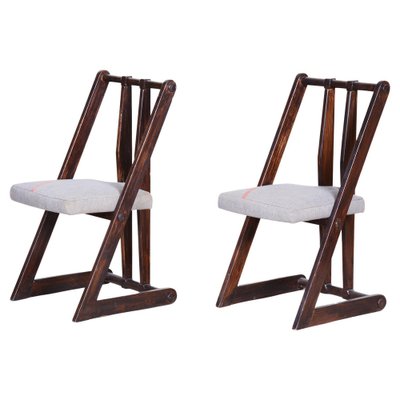 Avant Garde Armchairs, Czechia, 1940s, Set of 2-WHY-1094829