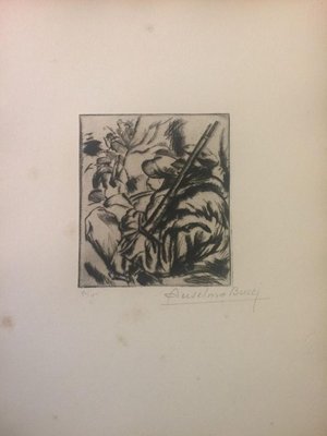 Avant l'Attaque - Original Etching by Anselmo Bucci - 1917 1917-ZCI-761912