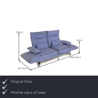 Avantgarde AV 400 Fabric 2-Seater Sofa from Erpo-RQW-2016712