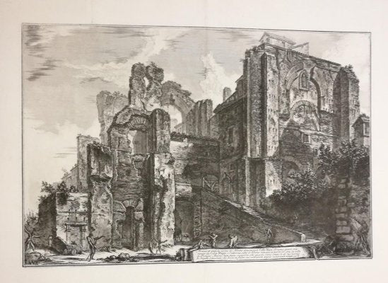 Avanzi di Antiche Terme in Albano denominate Cello Mano - by G. B. Piranesi 1764-ZCI-756172