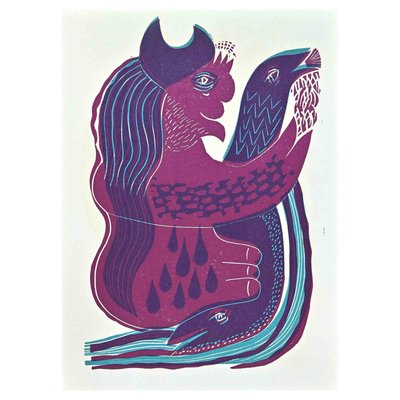 Axel Hartenstein, Creatures, Screen Print, Mid 20th Century-ZCI-2024925