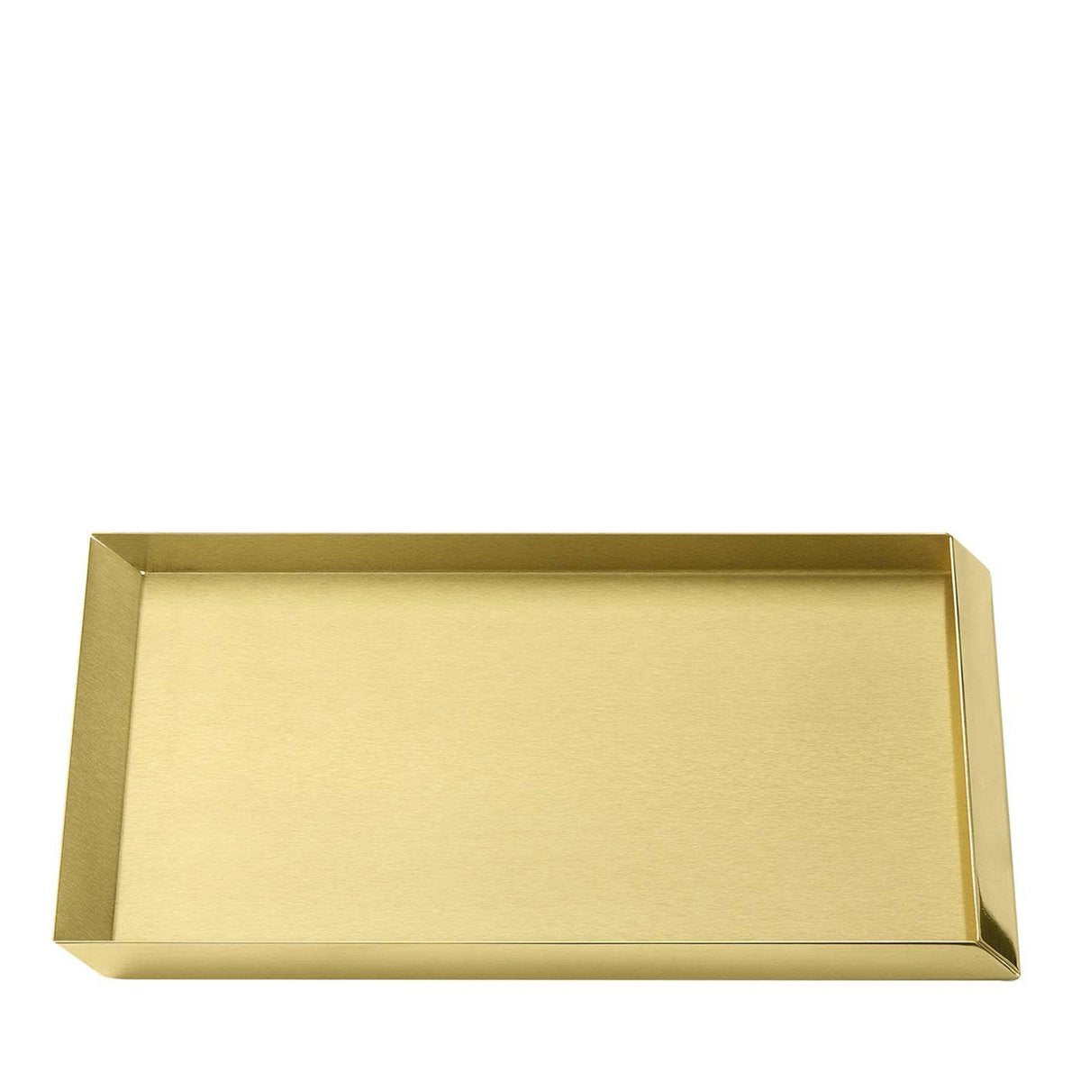 Axonometry A4 Desk Brass Tray by Elisa Giovannoni