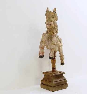 Ayyanar India Carved and Polychrome Wood Horse-NYF-2019235