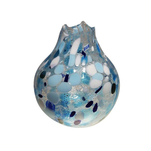 Azure Torcello Vase from Murano Glam