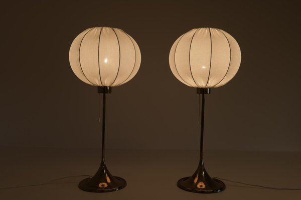 B-024 Table Lamps from Bergboms, 1960s, Sweden, Set of 2-UYK-999409