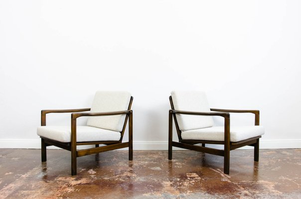 B-7522 Armchairs by Zenon Bączyk, 1960s, Set of 2-IXL-1215591