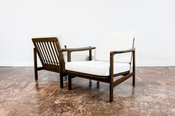 B-7522 Armchairs by Zenon Bączyk, 1960s, Set of 2-IXL-1774588