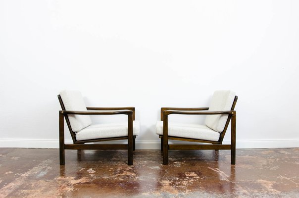 B-7522 Armchairs by Zenon Bączyk, 1960s, Set of 2-IXL-1215591