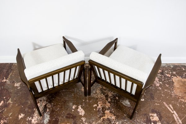 B-7522 Armchairs by Zenon Bączyk, 1960s, Set of 2-IXL-1251896