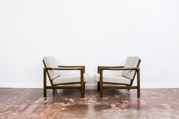 B 7522 Armchairs by Zenon Bączyk, 1960s, Set of 2-IXL-1811392