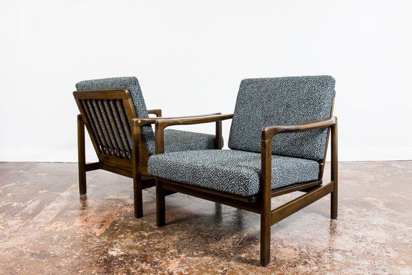 B-7522 Armchairs by Zenon Bączyk, 1960s, Set of 2-IXL-1251893