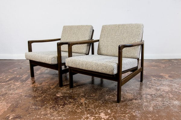 B-7522 Armchairs by Zenon Bączyk, 1960s, Set of 2-IXL-1251894