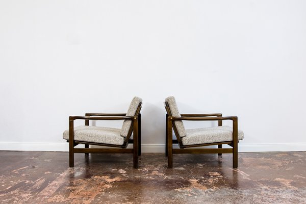 B-7522 Armchairs by Zenon Bączyk, 1960s, Set of 2-IXL-1251894