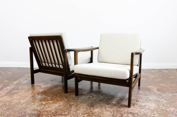 B-7522 Armchairs by Zenon Bączyk, 1960s, Set of 2-IXL-1215591