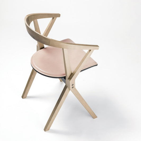 B Chair in Leather Upholstery by Konstantin Grcic for BD Barcelona