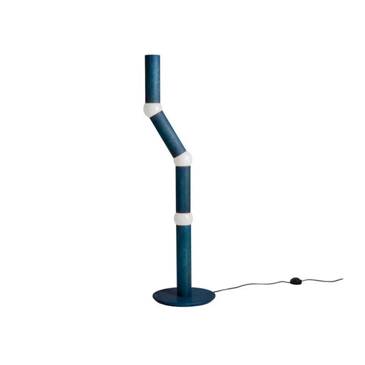 LIGHTBONE Floor Lamp by Oblure #Cobalt Blue Oak