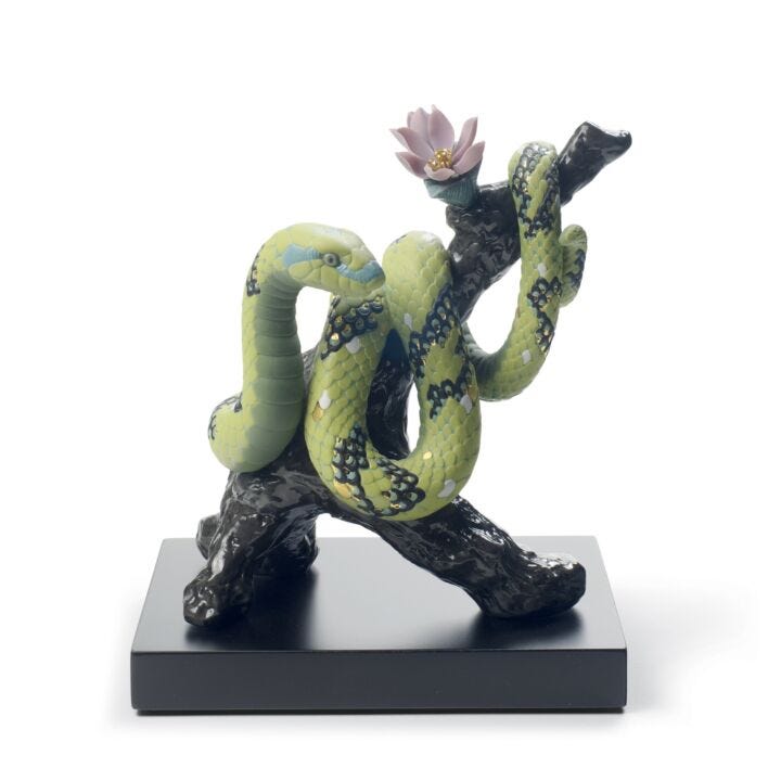 The Snake Sculpture by Lladró