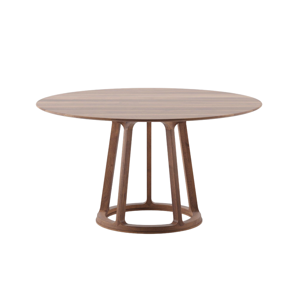 Pivot - Round Solid Wood Table by Artisan