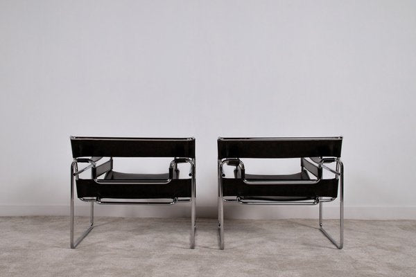 B3 Wassily Chairs by Marcel Breuer, 1960s, Set of 2-WQA-1817986