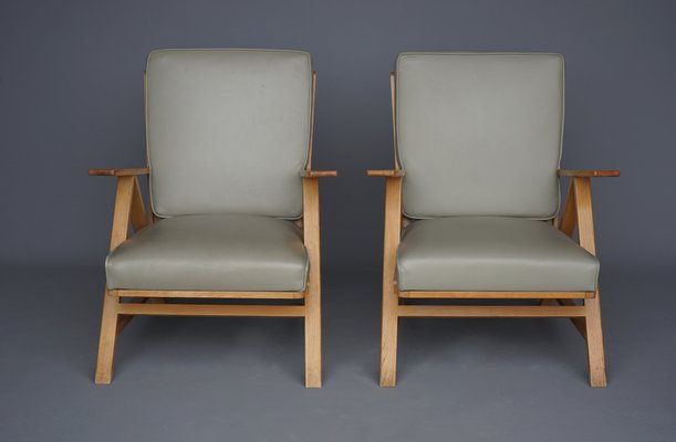 B493 Armchairs by Elmar Berkovich for Metz & Co. 1950s, Set of 2-MB-1729616