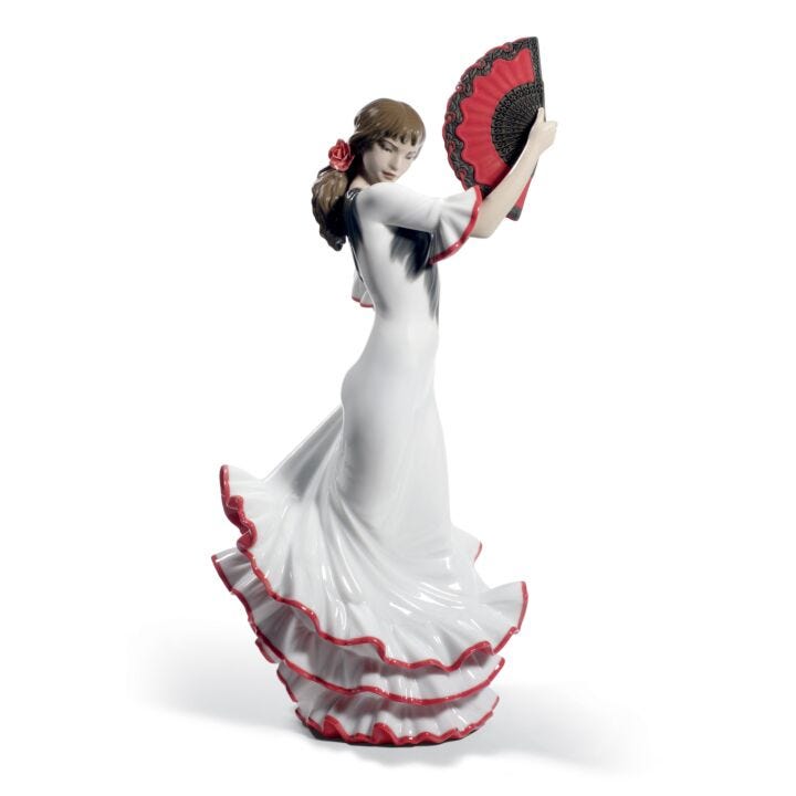 Passion and Soul Flamenco Woman Figurine by Lladró