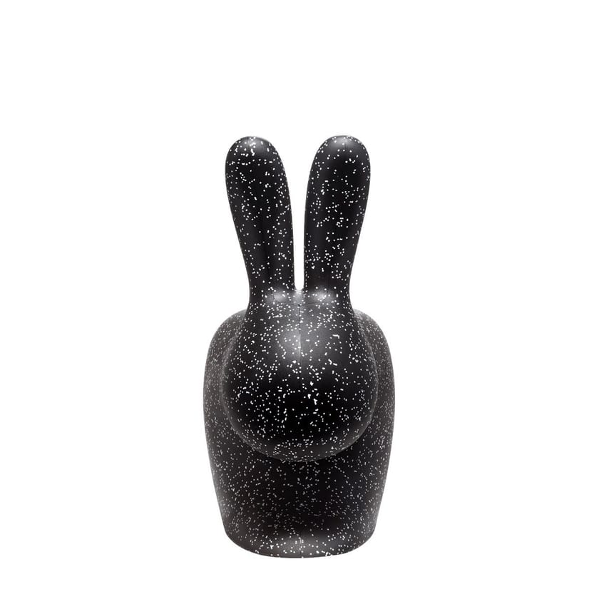 QEEBOO - RABBIT CHAIR DOTS BLACK