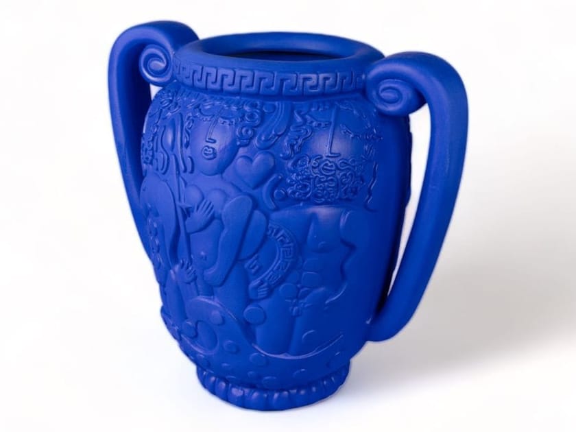 SELETTI - TERRACOTTA AMPHORA BLUE