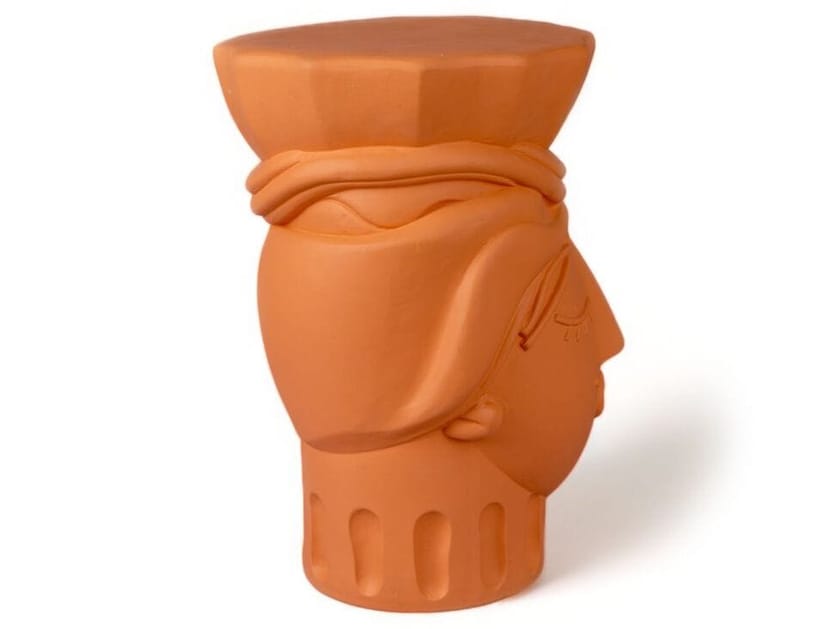 SELETTI - TERRACOTTA TESTA DI MORO WOMAN STOOL