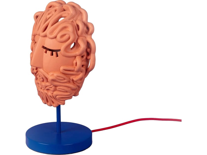 SELETTI - TERRACOTTA ULYSSE MASK LAMP