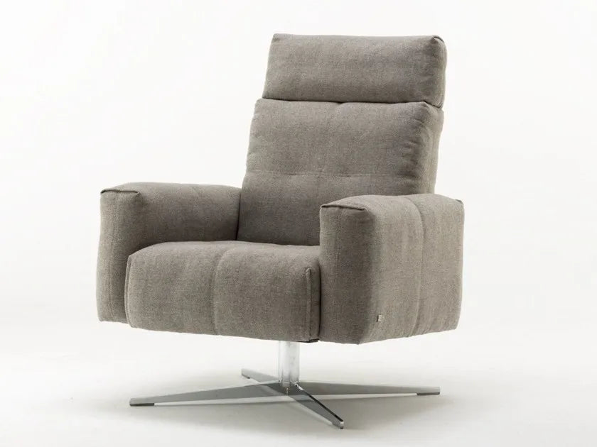 ROLF BENZ 50 - High backed armchair with 4-spoke base with armrests (Seating Comfort - Lounge / Upholstery Category - 24_2) (Request Info)