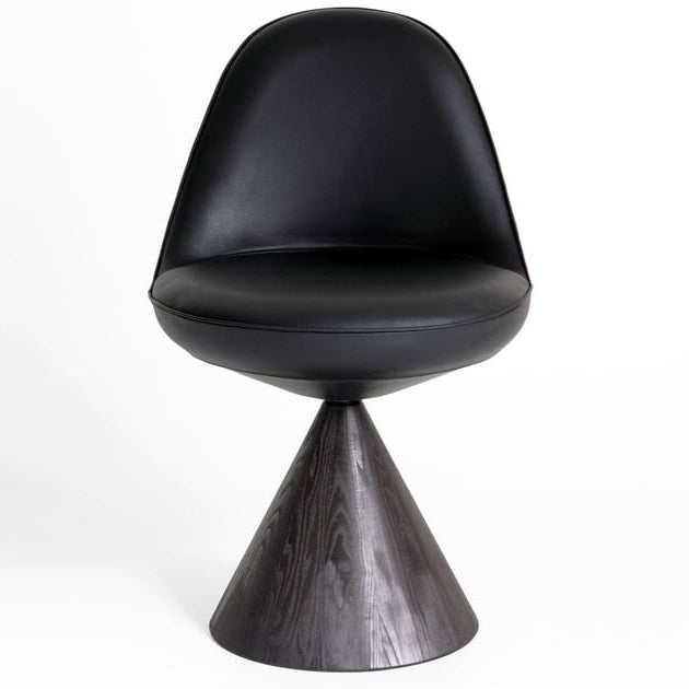 ROMBY - Swivel solid wood chair