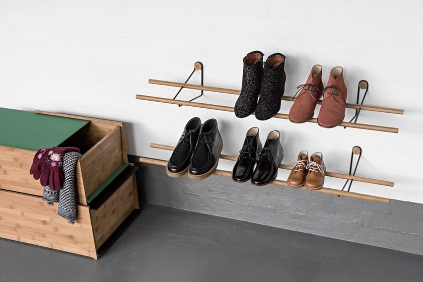 WE DO WOOD - SHOE RACK BLACK