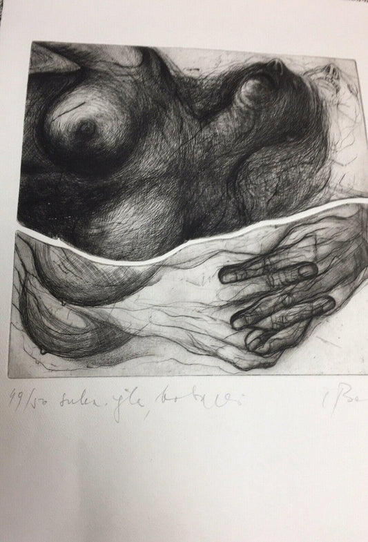 Babić Dubravka, Croatia Etching, Nude Women, 1987