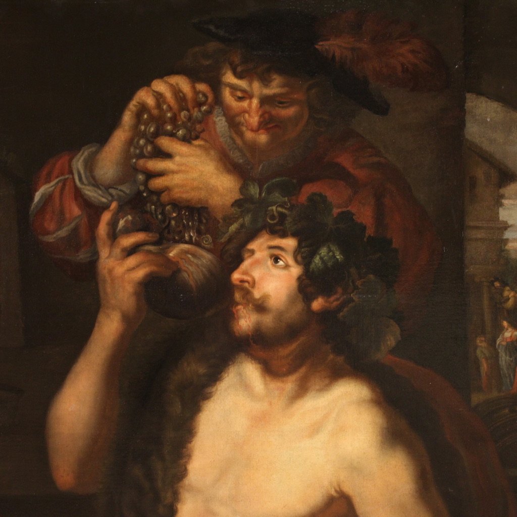 Bacchus and the Allegory of the Month of October, 1650, Oil on Canvas