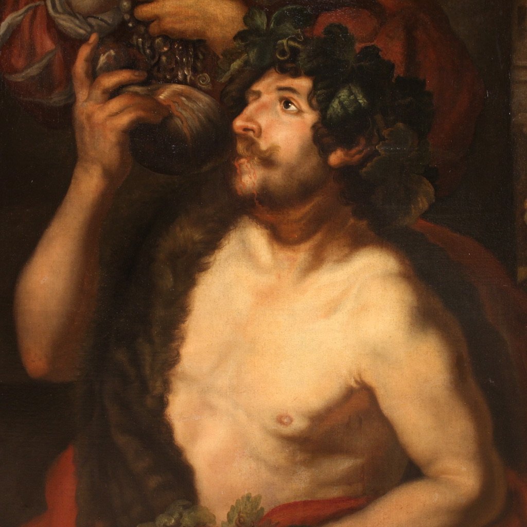 Bacchus and the Allegory of the Month of October, 1650, Oil on Canvas