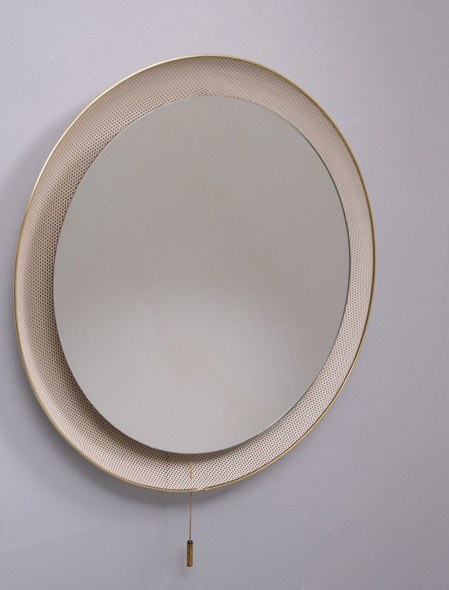 Back Lid Mirror by Mathieu Matégot for Artimeta, 1958