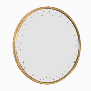 Backlit Mirror in Brass, 1950s-LMR-1279876