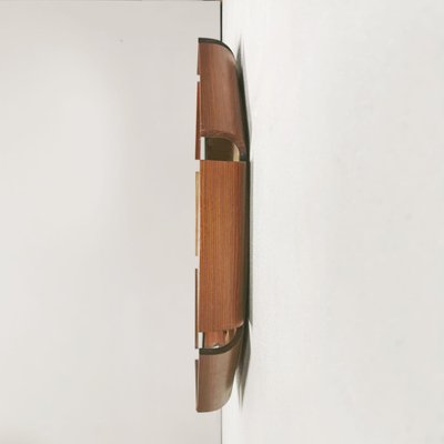 Backlit Teak Mirror by Isa Bergamo, 1960s-PRS-1056512