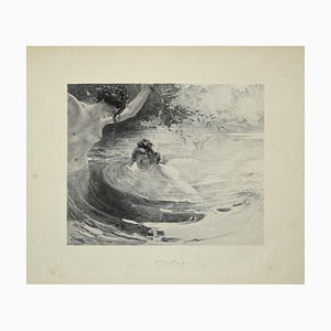 Baigneuses - Original Etching by L. Lacouteux - 1899-ZCI-754888