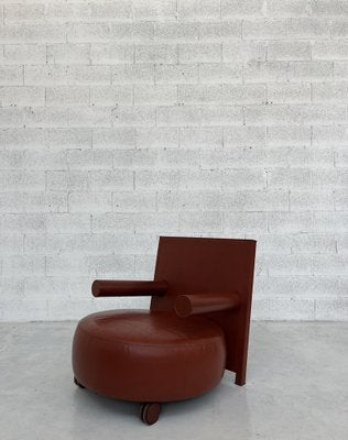 Baisity Leather Armchair by Antonio Citterio for B&B Italia, 1980s-RNN-1727140